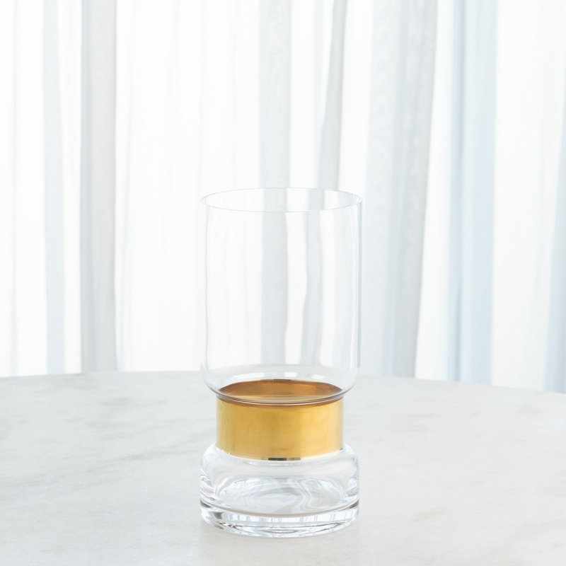 Hurricane Candle Holder, 12" H x 6" W x 6" D
