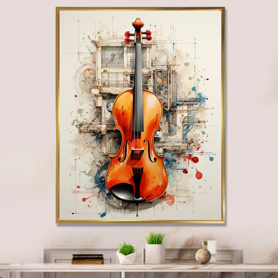 Schéma d'un instrument de musique - musique, impressions d'art mural