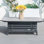 Patio Aluminum Rectangular Coffee Table