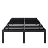 Bed Frame No Box Spring Need 14 Inch Heavy Duty Tall Platform Bed Frame