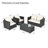 Bakerman 4 - Person Patio Conversation Set with Cushions-1716327188
