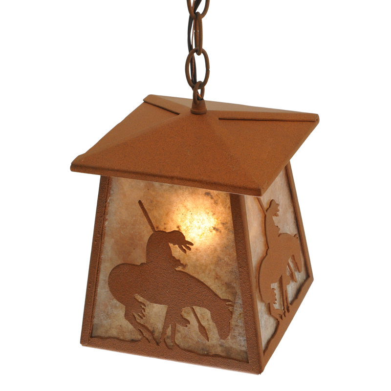 Rustic Lodge 1 - Light Pendant, Rust