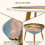 Ensemble de 2 tables basses gigognes Triangle