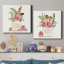 Boho Bouquet I - Ensemble de 2 reproductions d'art sur papier-1188654427-1188654437