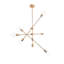 Lustre linéaire à 6 lumières de style moderne Portland-1437100084