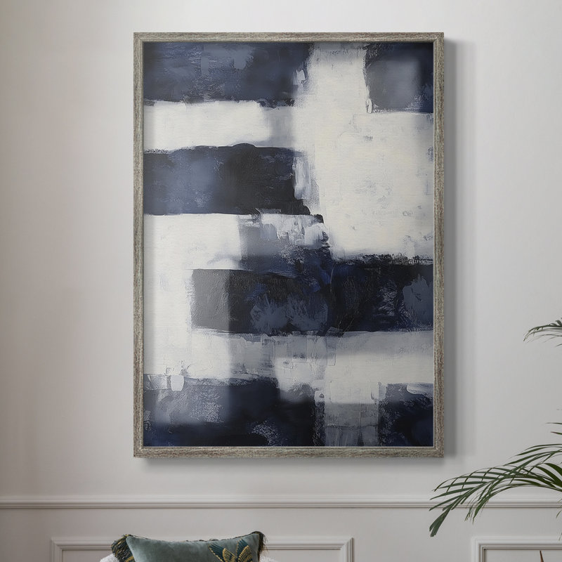 Série ABSTRACT DCCDXLII, reproduction encadrée - bois massif, H 21 po x l 17 po
