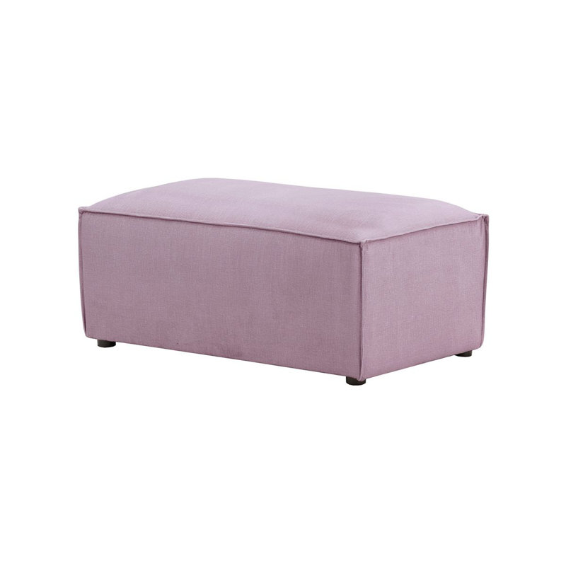 Bolten 20cm Wide No Pattern Pouffe Ottoman, Light Purple