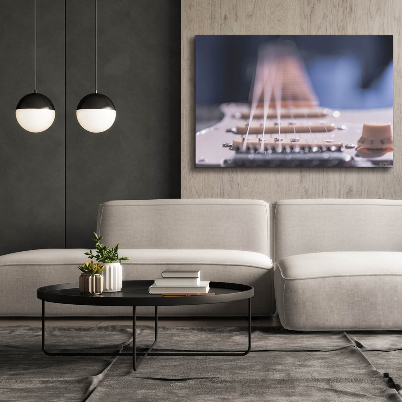 Art mural en toile Epic Graffiti «Guitare vibrations» par Life BeautifuLEE, 60 po x 40 po, H 40 po x l 60 po