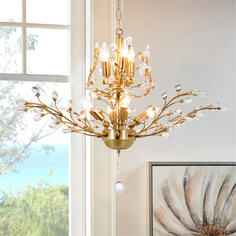 Lustre classique / traditionnel à 7 lumières à intensité variable