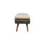 Banc en bois massif avec garniture cloutée-1441416906