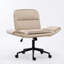 Chaise de bureau ergonomique rembourrée en polyuréthane avec accoudoirs réglables