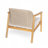 Cisely Outdoor Acacia Wood Patio Club Chair