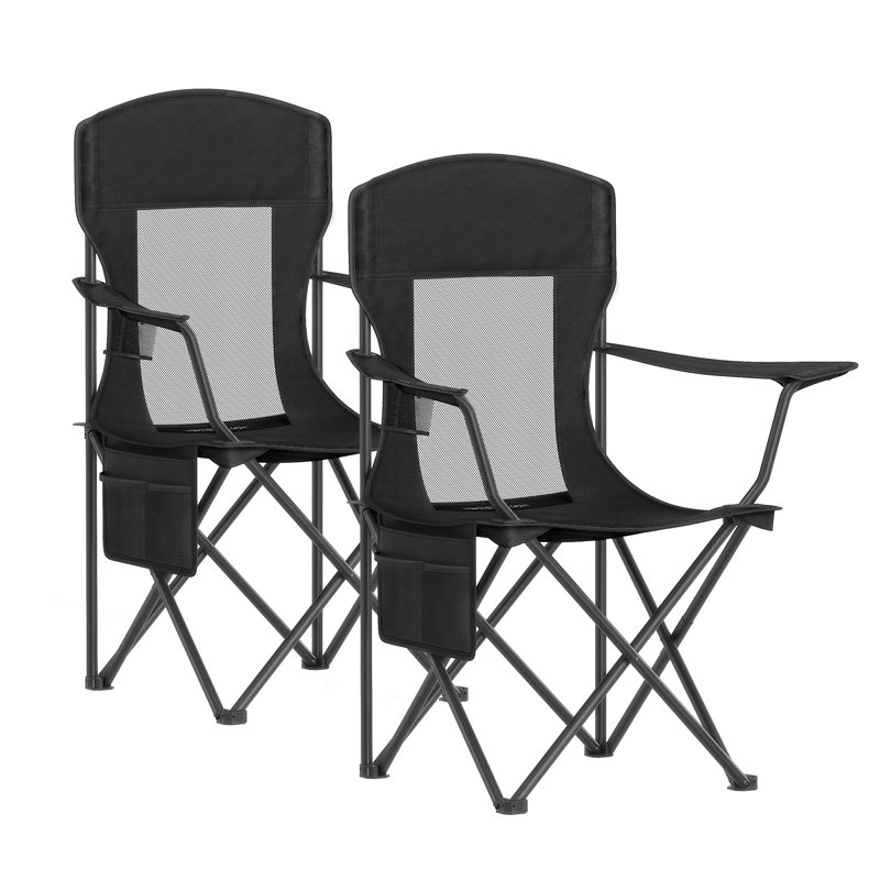 Folding Camping Chair, Black