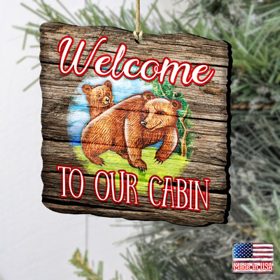 5'' Handmade Wood Shatterproof Holiday Shaped Ornament