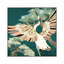 Golden Crane - Print on Canvas-97222329-97222324