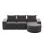 Canapé modulaire courbé Clasien-115751604