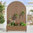 Arch Metal Planter Box with Trellis with Wheels-1646606528-1656732467