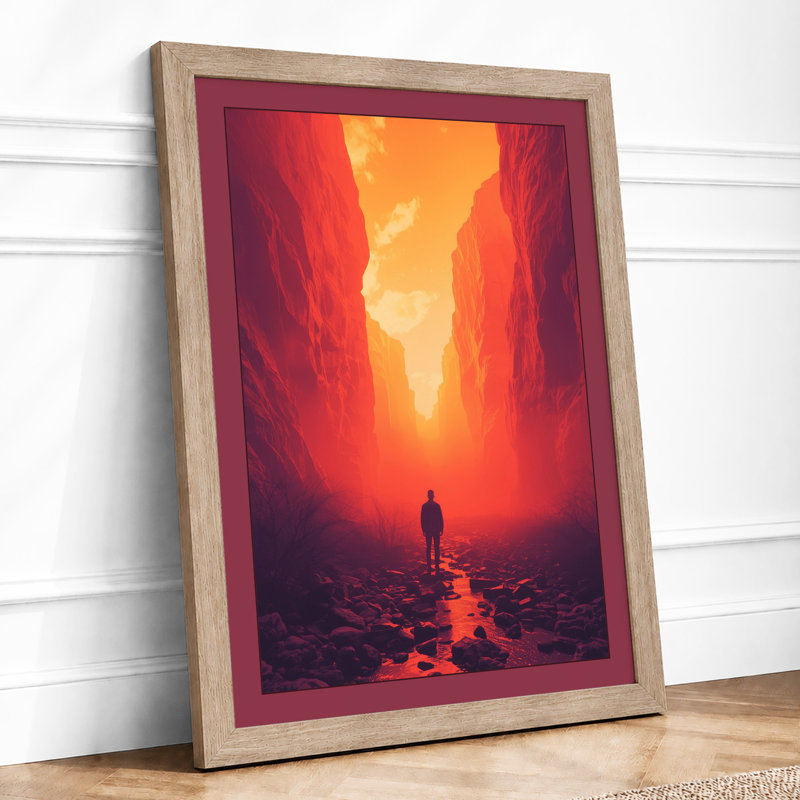 Light Beyond Modern - Print, Oak, A3 - 42.0 x 29.7 cm