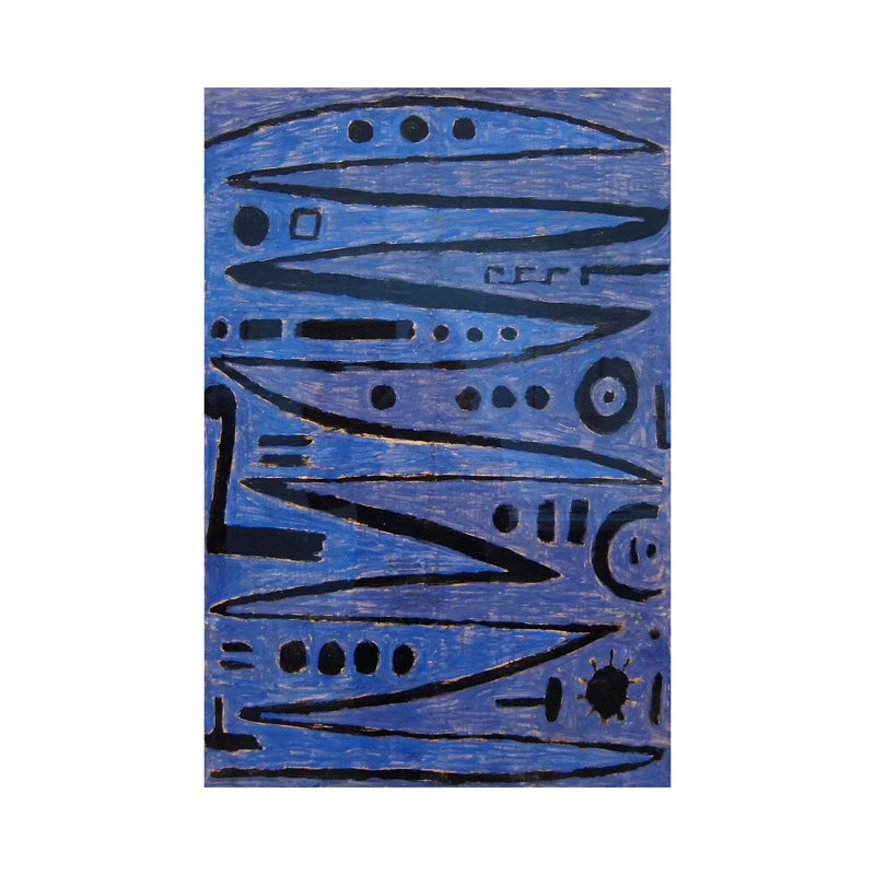 Heroic Strokes Of The Bow, 1938 by Paul Klee - Print on Canvas, Wrapped Canvas, 30.48 cm H x 45.72 cm W