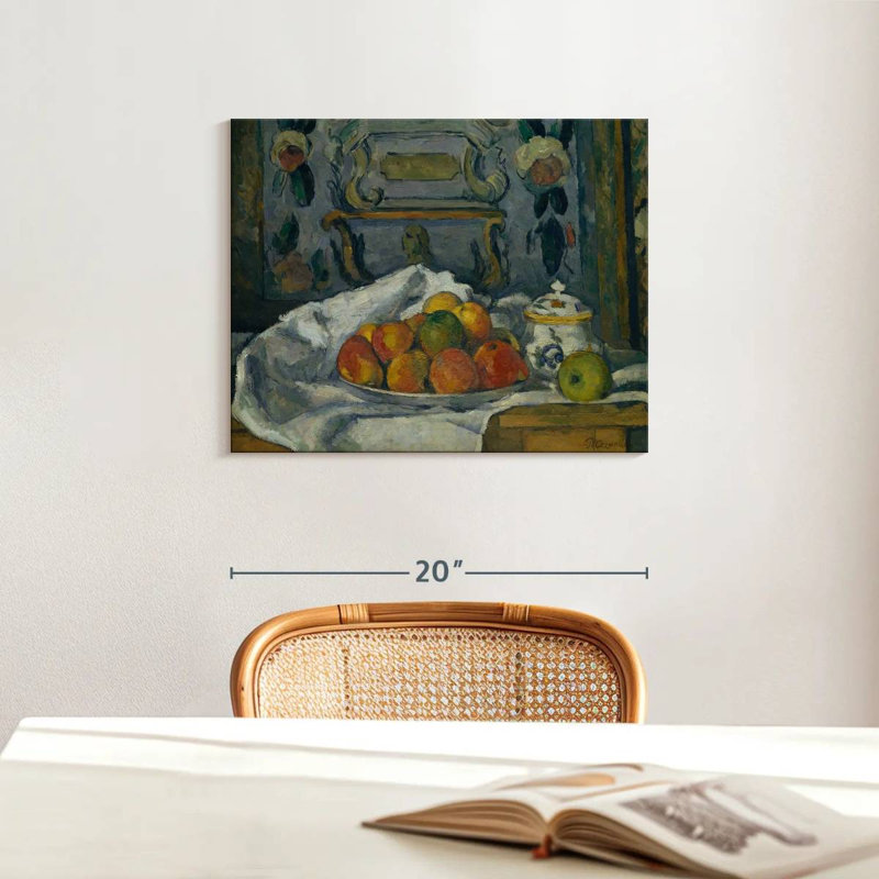 Plat de pommes Cezanne, 16" H x 20" W