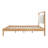 Ardin Queen Natural Solid Wood Bed-747825531-747825525