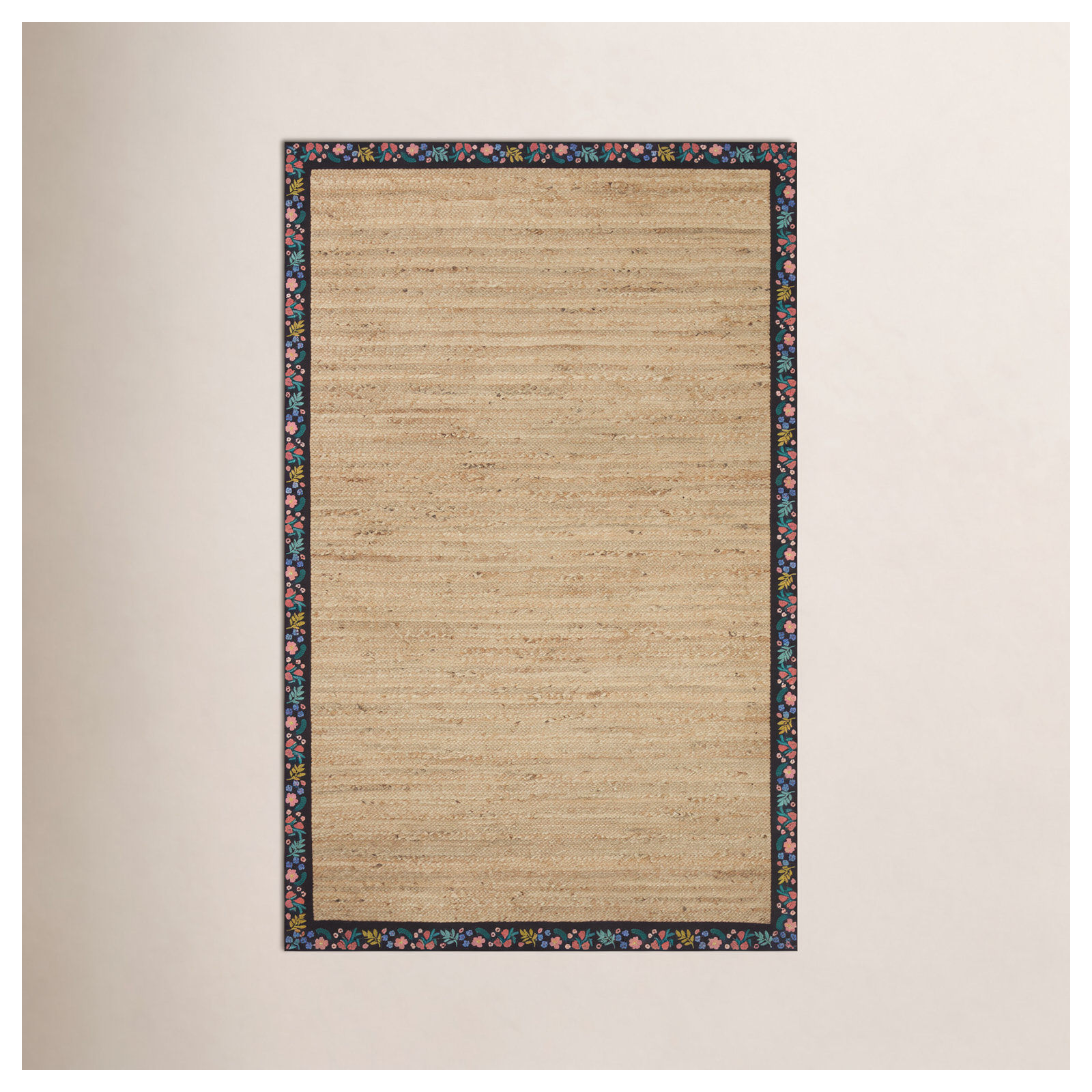  Costa Wildwood Natural/Black Area Rug, Runner 2' x 5'