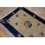 Chinese - Peking Knotted Antique Wool Ivory 1920s Rectangle Small Scatter Size Rug