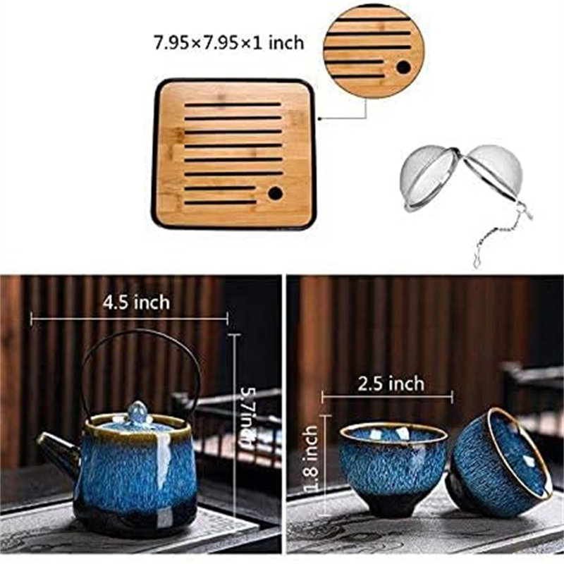 Ivy Bronx Hodslavice 10oz. Teapot Set