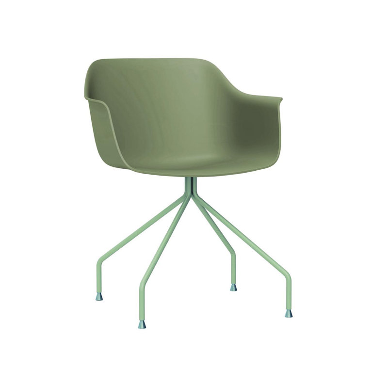 Fauteuil de patio Shape Spider, Gris verdâtre