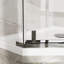 72 po de haut, porte de douche H 72 po, finition en verre trempé transparent de 36 po x 36 po, finition compacte 36 po 72 po, 1/4 po