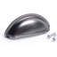 Kitchen Cabinet Door Drawer Cupboard Ariel Cup Handle (Pack Of 20, Black)-77516796