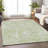 Premium Machine Washable Prisco Green Rug-283944126