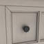 Longue console rustique avec tiroirs de différentes tailles et tablette inférieure pour le rangement-2124072425