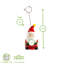 Nicola Spring - Father Christmas Card Holders - 15cm - White-105340415