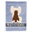 Polyester 2 côtés 40 x 28 po welcome drapeau maison-73943362