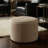 Valde Round Ottoman in Beige