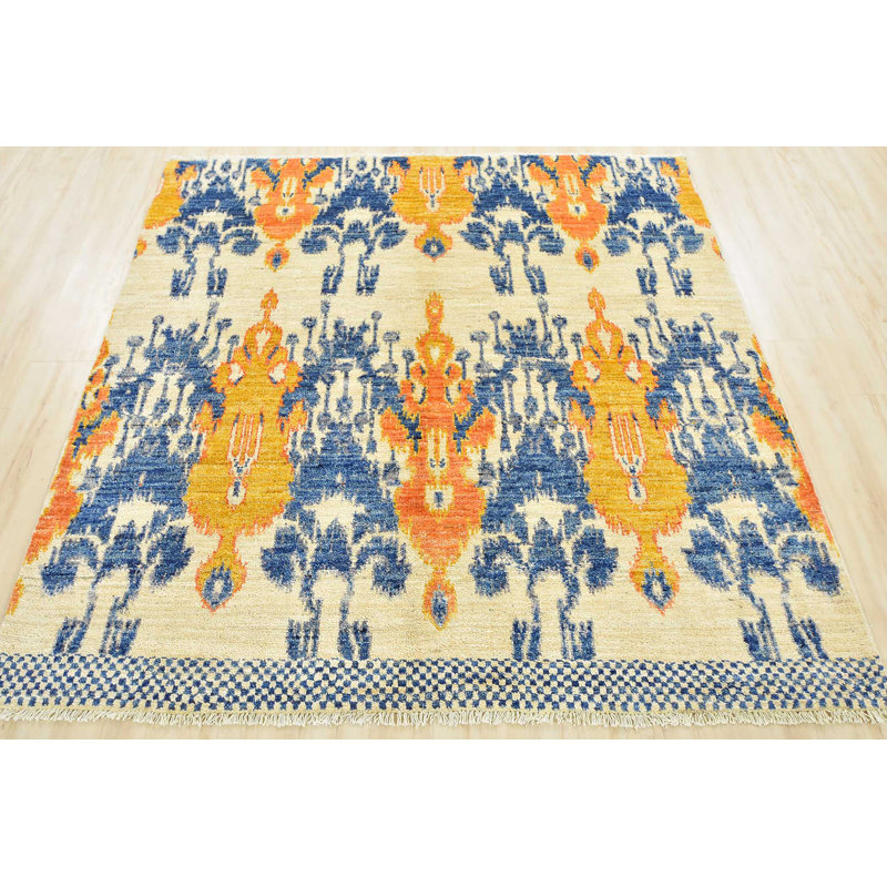 Tapis ikat Neilie Khyber 6 pi x 6 pi