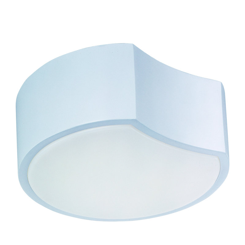 Plafonnier encastré à del géométrique à un état ou à 1 lumière Maciel, H 3,5 po x l 16 po x P 16 po