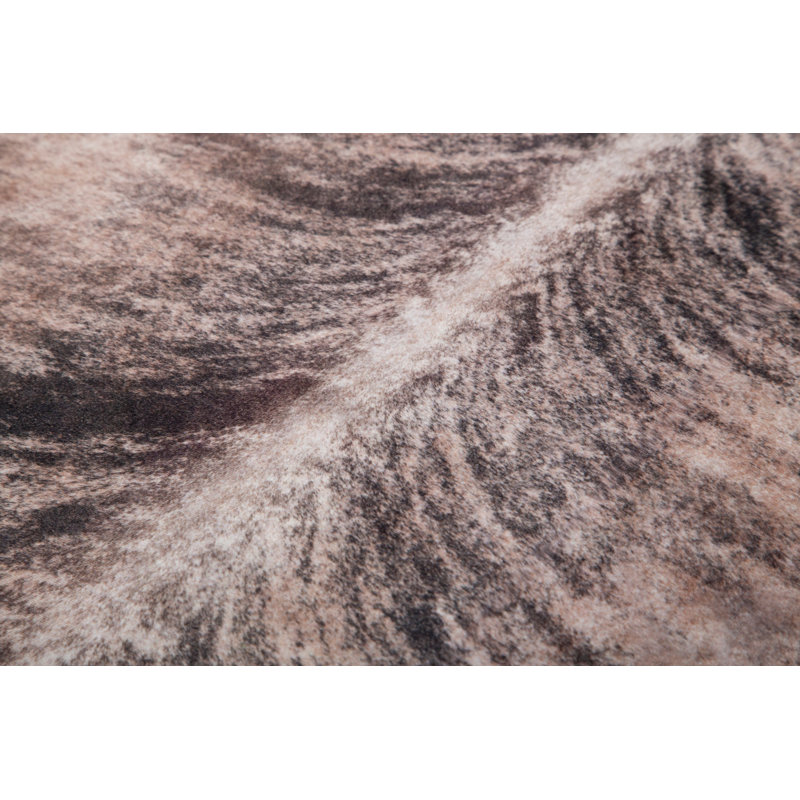 Small Faux Cowhide Medium Brindle Rug