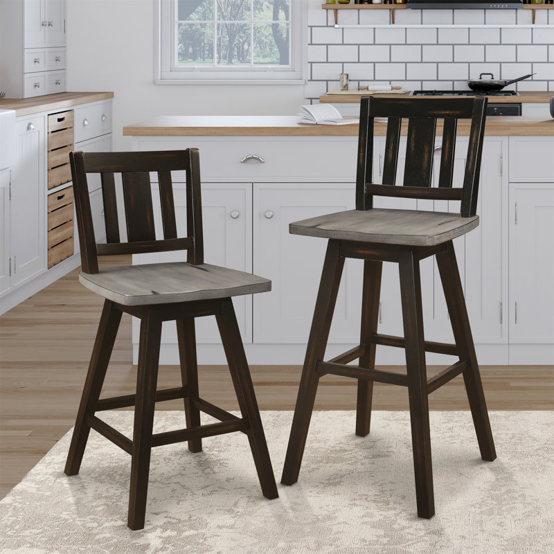Ensemble de chaises de pub pivotantes