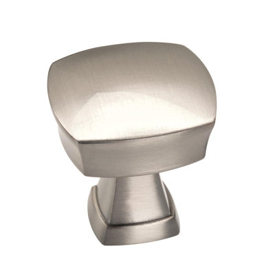 Stature 1-1/4 inch (32mm) Length Satin Nickel Cabinet Knob