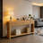 Console Table With Drawers&Shelf