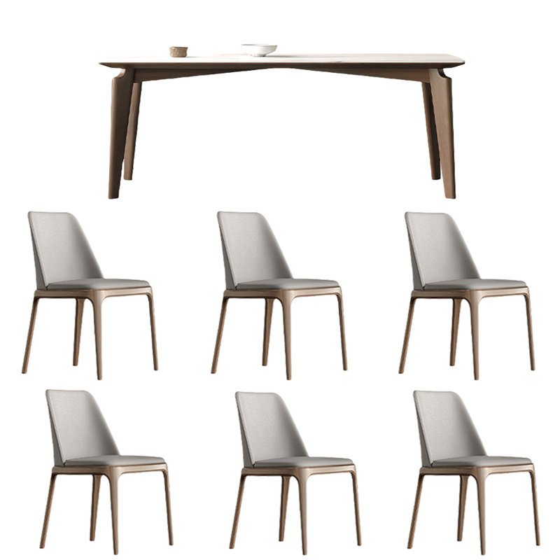 Ensembles de table de salle à manger modernes et simples, H 29,52 po x L 70,86 po x l 35,43 po