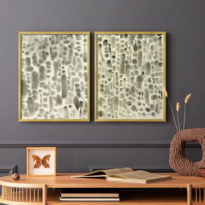 Watercolor Metric I-Premium, reproduction encadrée prête à accrocher - aucun clou requis - aucun clou requis
