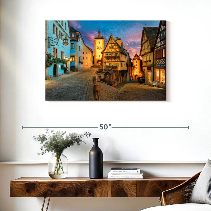 Lilie Rothenburg-sur-la-Tauber, H 24 po x l 36 po