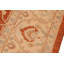 Tapis rouge / brun clair en laine noué à la main 8 pi x 9 pi 1 po de style oriental Dorn