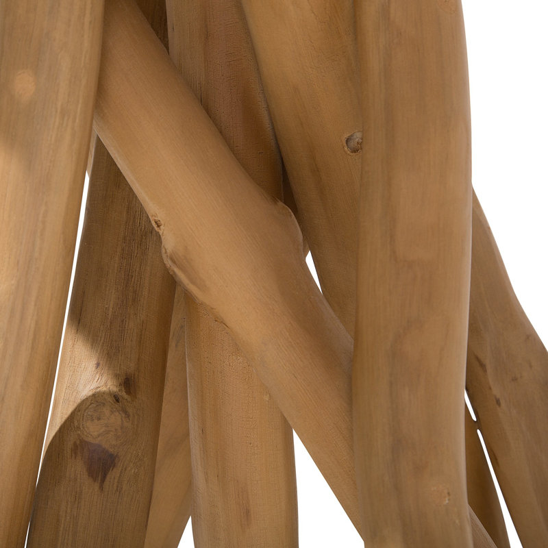 Regina Solid Wood Abstract End Table