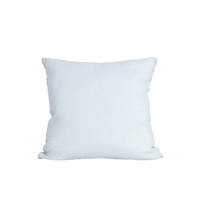 100% French Linen Knife Edge Accent Throw Pillow