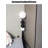 Simple and Modern Floor Lamp with Glass and Wrought Iron Elements.