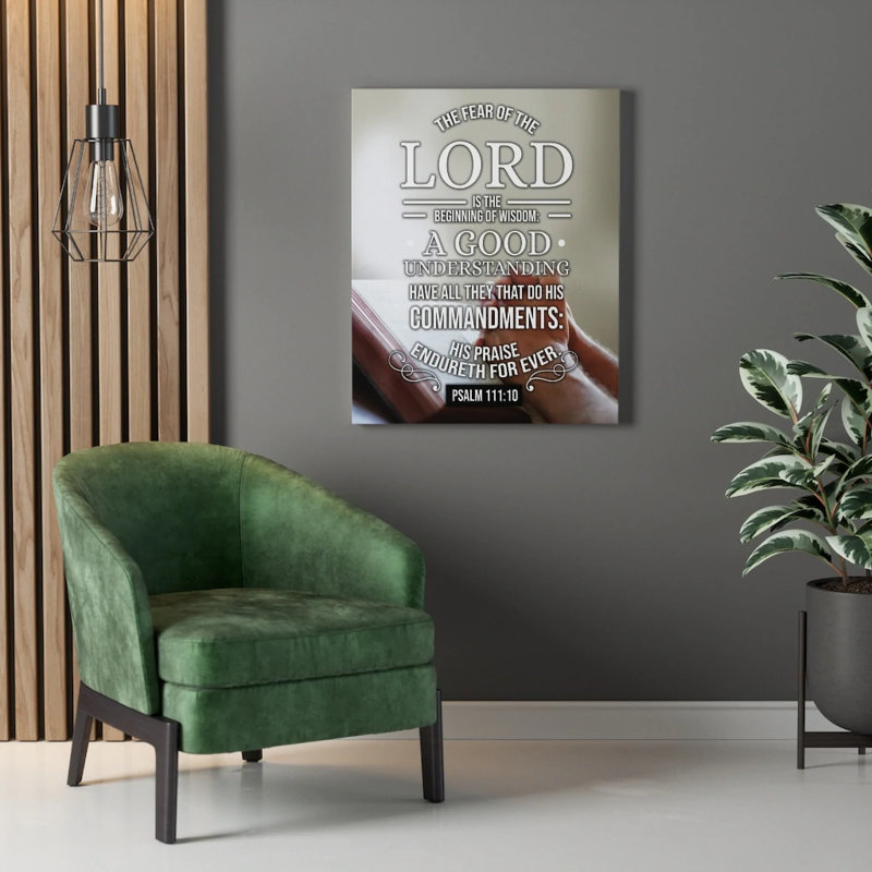 The Fear Of The Lord - Wrapped Canvas Print, 76cm H x 61cm W